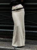 Autumn Winter Knit Skirt Fashion Street Style Low Rise Straight Long Skirts for Women y2k Harajuku Outfits Vintage Lady 211-0-Outfit