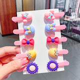 New Girls Cute Cartoon Ice Cream Unicorn Hair Clips Kids Lovely Hairpins Headband Barrettes Fashion Hair