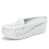 Summer Woman Shoes Platform Slippers Wedges Flip Flops Women High Heel Slippers For Women Casual Sandals Female