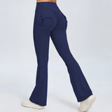 Zingj Peach Lift Hip Yoga Bell Pants Fitness Exercise Wide Leg Micro Pants High Waist Quick Dry-Outfit