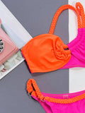 Zingj Single Swimsuit Women's Split Swimsuit With A Sexy Bikini D 97