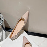 Single Shoes Women 2025 Spring And Autumn New Pointed Shallow Shoes Soft Soles Of A Foot Pedal Bean Shoes Flat Single Shoe