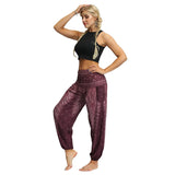 Feather Digital Printed Leisure Yoga Dance Lightweight