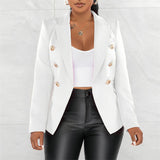 Spring Burst Women's Spring And Autumn New Solid Fashion Casual Suit Short Coat