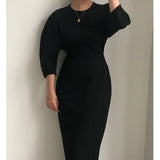 Quality Bodycon Party Dress 2022 New Arrivals White Midi Bodycon Celebrity Office Lady Elegant Casual Fashion
