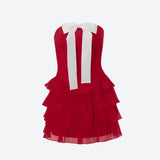 Corset Top & Mini Skirt Two Piece