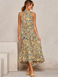 Long Dress Polka Dot Casual Dresses Black Sexy Halter Strapless New 2022 Yellow Sundress Vacation Clothes For