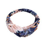 Women Girls Summer Bohemian Hair Bands Print Headbands Vintage Cross Turban Bandage Bandanas Hairbands Hair