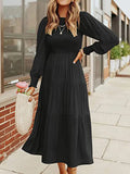 Summer Pleated Dress Women Long Party Dress Ladies Flying Sleeve Fashion Casual A Line Dress For