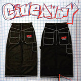 Loose Jeans Men's Vintage Print Hip Hop Gothic Street Wear Harajuku Men's Slacks-Outfit