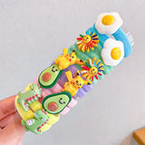 New Girls Cute Cartoon Nylon Elastic Hair Bands Children Ponytail Holder Rubber Bands Scrunchie Kids Hair