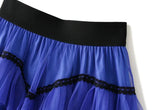 Solid Tulle Layered Maxi Skirt- Outfit