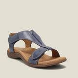 Wind Sandals Women 2025 Summer Flat Bottom Magic Sticker Beach Cool