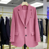Zingj Suit Jacket Female Small Man 2024 Spring And Autumn Short Retro Korean Version Casual Show Thin Suit
