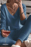 Women Two Piece Sets Tracksuit Hooded Long Sleeve Homewear Suit Autumn Winter Sport Pants Set Pajama Set Women Pajama