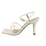 Women's High-Heeled Sandals Square Head Heel Toe Fashion Simple High