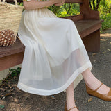 A Line Skirt for Women girl Skirt Korean Fashion Clothes Clothing Y2k Kawaii Fairy