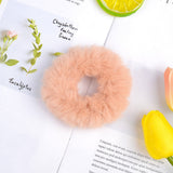 Inches New Winter Women Plush Scrunchie Girls Elastic Hair Bands Ponytail Holder Hair Rope Ties Headwear Hair