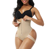 High Waist Belly Pants Rich Hip Plastic Large Size Body Pants Breasted Waist Show Bottom Body