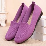 Casual Summer Mesh Breathable Shoes Women's Slip on Flat Shoes Ladies Loafers Comfortable Lightweight Sneaker Flats