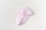 to 12 Years Children Lace Socks Girls Cotton Spring Autumn Summer Mesh Princess Short Dance Socks Thin Kids Toddlers