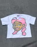 Original Sufu Ancient Animation Head Printed Graphics T-Shirt Y2k Blouse Street Oversized T-Shirt Gothic Animation Short Sleeves 211-1-Outfit