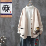 spring and autumn fashion new temperament casual knitted cardigan ladies Western style all-match coat sweater
