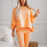 Summer And Autumn Four-Four Words Collared Linguum Bat Pumpkin Bat Halloween Print Long-Sleeved Lady