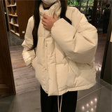 Solid Puffer Jacket- Outfit