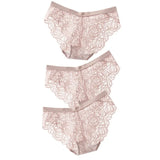 Sexy Lace Panties Soft Breathable Briefs Women Underwear Ladies Panty Transparent Low-Rise Underpants Lingerie Intimates