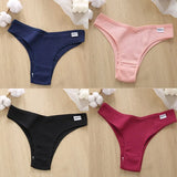Cotton Panties Women's Panties FINETOO Sexy Female Underpants Low Waist Underwear Women Pantys Lingerie
