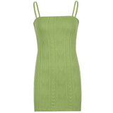 Sleeveless Knitted Bodycon Wrap Mini Dress Summer Fashion Strap Short Dresses Women Backless Summer