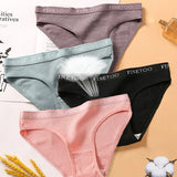 Women's Cotton Briefs Women's Panties Sexy Female Underpants Solid Color Panty Intimates Women Underwear M-2XL