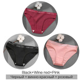 Cotton Women's Panties Panty Sexy Panties Female Underpants Solid Color Panty Intimates Women Lingerie