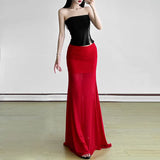 Summer Women's New Black Sexy One-Word Shoulder Zipper Short Outer Wearing Thin