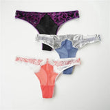 3 Pcs/Lot T-Back Underwear Women Sexy Soft Lace Panties Thong And G Strings Female Seamless Lace Hipster Lingerie