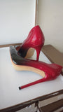 Onlymaker Women's Pointed Toe 12CM Slip On Thin Heels Sexy heeled Stiletto Gradient Colorful Wedding Dress Party