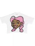 Original Sufu Ancient Animation Head Printed Graphics T-Shirt Y2k Blouse Street Oversized T-Shirt Gothic Animation Short Sleeves 211-1-Outfit
