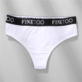 M-XL G-string Cotton Panties For Women Letter Waist Underwear Female Underpants Comfortable Thongs Women