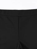 High Waist Solid Flare Leg Pants- Outfit