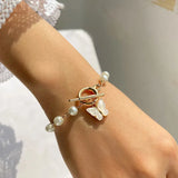 Gold Color Charm Chain BraceletsOutfit