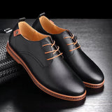 Zingj 2251 Young And Middle-Aged British Leather Shoes Beef Tendon Bottom Men's Shoes Flat Large Spot Quick
