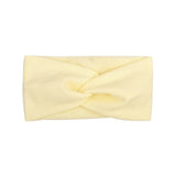 Cute Solid Color Baby Headband For Girls Cotton Twisted Knotted Turban Elastic Hair band Children Headwrap Hair