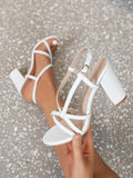 Ms. Simple And Comfortable Sandals Fashion Match Woman Head Thick And High And