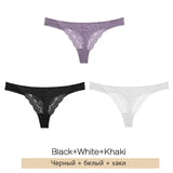 Sexy Lace Panties Women Low-waist Underwear Women's Thong Female G String Breathable Lingerie Temptation Intimates