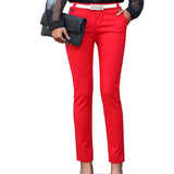 Pencil Pants 2019 Autumn High Waist Ladies Office Trousers Casual Female Slim Bodycon Pants Elastic Pantalones