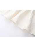 Summer Women's Clothes Mini Princess Dress Kawaii Elegant Bow Puff Sleeve V-Neck Party Dresses Sweet Mori Girl A-line