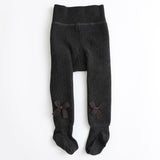 to 12 Years Super Warm Tights In Winter Cute Bowknot Kids Pantyhose With Fleece Inside Thicken Kids Pantyhose For