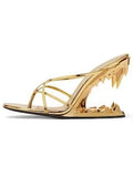 Spring Show Dental Alien And Women's High-Heere Slippers Show Trend And