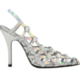 Spring And Summer New Fashion Diamond Magic Luxury High Heel Sandals Sexy Fine Heel Pointed Shoes Women's